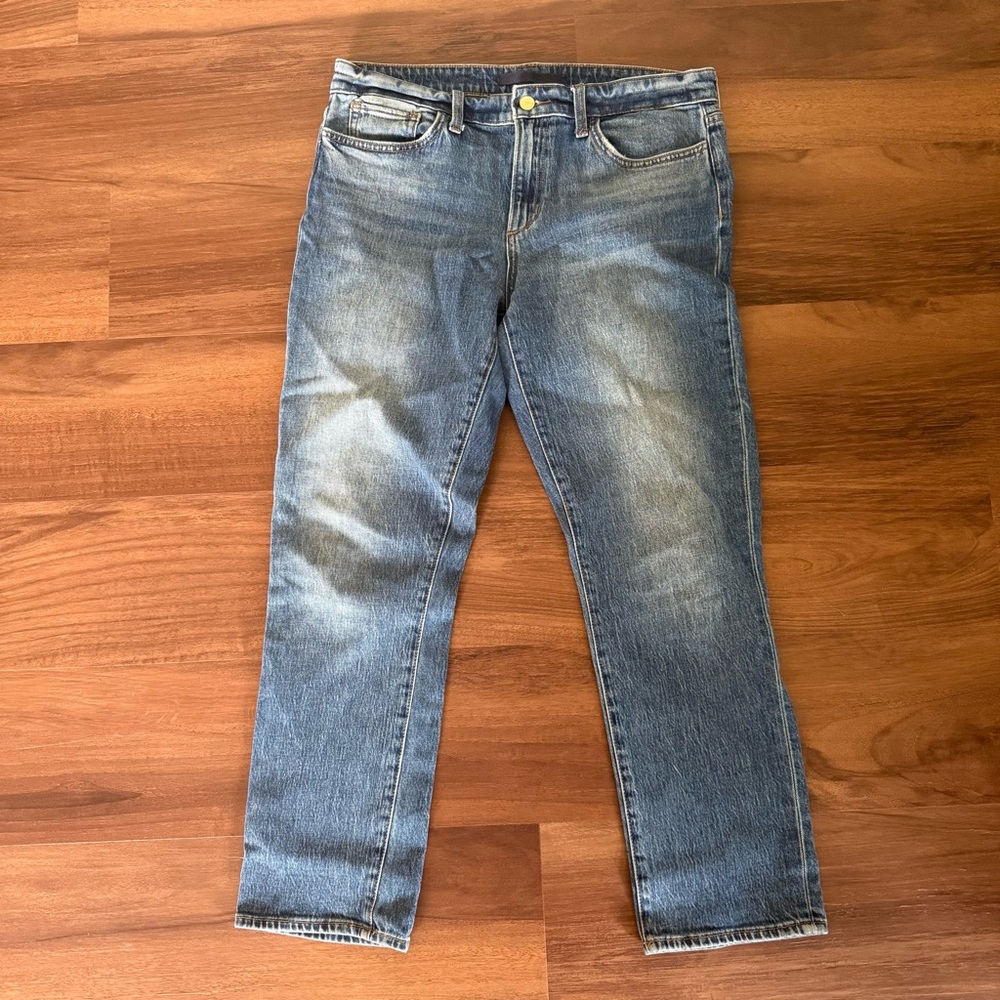Joe’s Jeans The Lara Mid-Rise Cigarette Ankle Jeans Sz 30 Stretch Medium Rinse